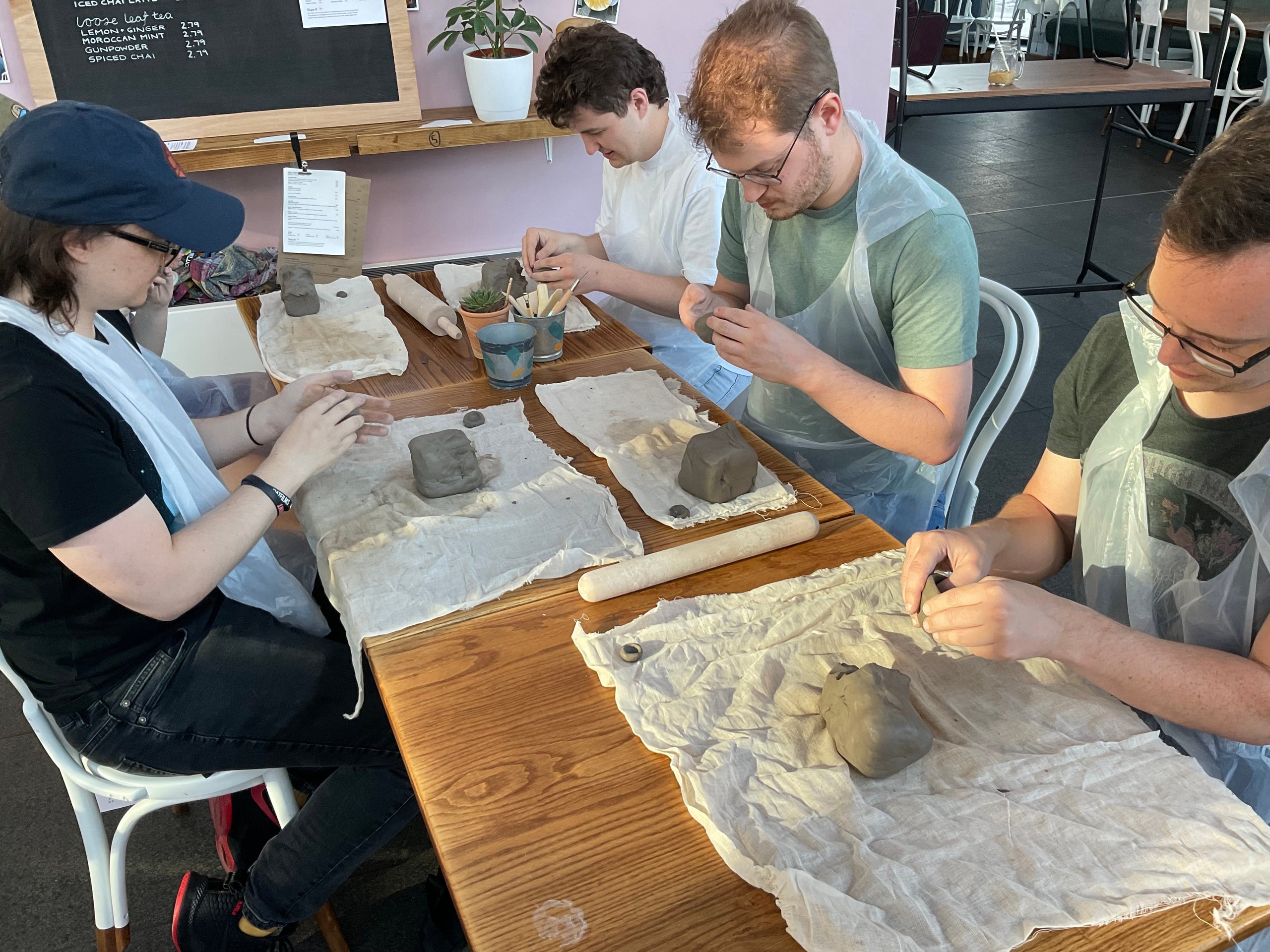 Clay Hand building July 16th Oxton Lets Get Creative